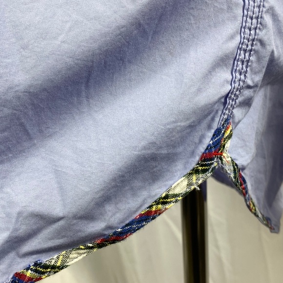 Robert Graham large blue button down shirt - Picture 5 of 8